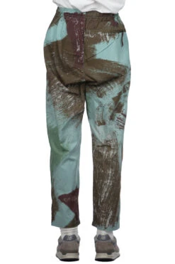 Combed Burberry BRUSH-CAMO EASY Pants - Turquoise -Lemaire Shop Kapital Combed Burberry BRUSH CAMO EASY Pants Turquoise K2305LP176 TAQ noe 04 m