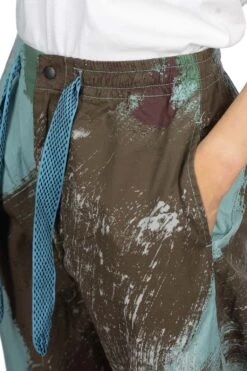 Combed Burberry BRUSH-CAMO EASY Pants - Turquoise -Lemaire Shop Kapital Combed Burberry BRUSH CAMO EASY Pants Turquoise K2305LP176 TAQ noe 05 m