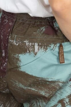 Combed Burberry BRUSH-CAMO EASY Pants - Turquoise -Lemaire Shop Kapital Combed Burberry BRUSH CAMO EASY Pants Turquoise K2305LP176 TAQ noe 06 m