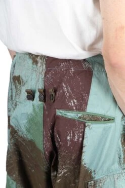 Combed Burberry BRUSH-CAMO JUMBO Cargo Pants - Turquoise -Lemaire Shop Kapital Combed Burberry BRUSH CAMO JUMBO Cargo Pants Turquoise K2304LP143 TAQ noe 07 m