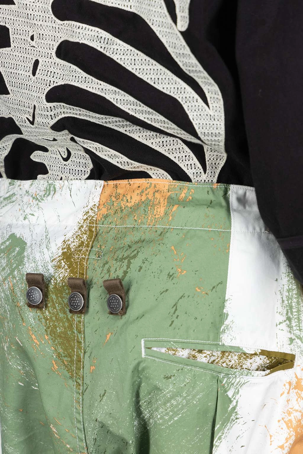 Combed Burberry BRUSH-CAMO JUMBO Cargo Pants - White 7 Combed Burberry BRUSH-CAMO JUMBO Cargo Pants - White - Image 7