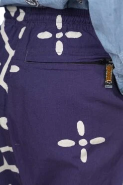 Combed Burberry Homongo Cross Easy Pants - Navy -Lemaire Shop Kapital Combed Burberry Homongo Cross Easy Pants Navy K2105LP154 NV 26 m