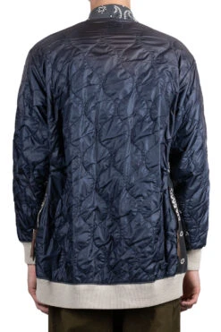 Fleecy Knit Bandana BIVOUAC Cardigan - Black -Lemaire Shop Kapital Fleecy Knit Bandana BIVOUAC Cardigan Black K1910LC072 BLK 25 m