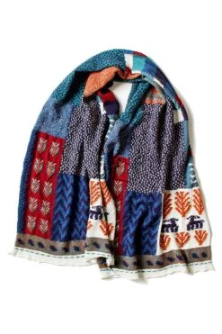Fulling Wool Scarf VILLAGE GABBEH - Taq -Lemaire Shop Kapital Fulling Wool Scarf VILLAGE GABBEH Taq EK 1465 TAQ noe 03
