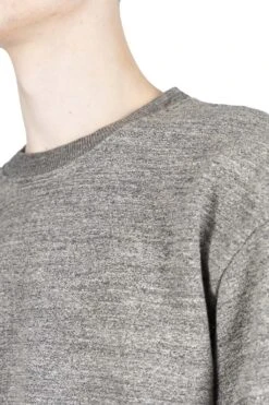 Grandrelle Fleece Knit BIG Crew SWT (BONE) - Charcoal -Lemaire Shop Kapital Grandrelle Fleece Knit BIG Crew SWT BONE Charcoal EK 1541LC ac 16 m