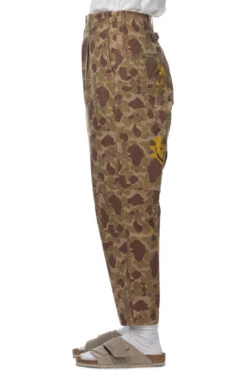 Herringbong HAPPY PEEK-A-BOO Camo NIME Pants -Lemaire Shop Kapital Herringbong HAPPY PEEK A BOO Camo NIME Pants K2209LP025 ac 22 m