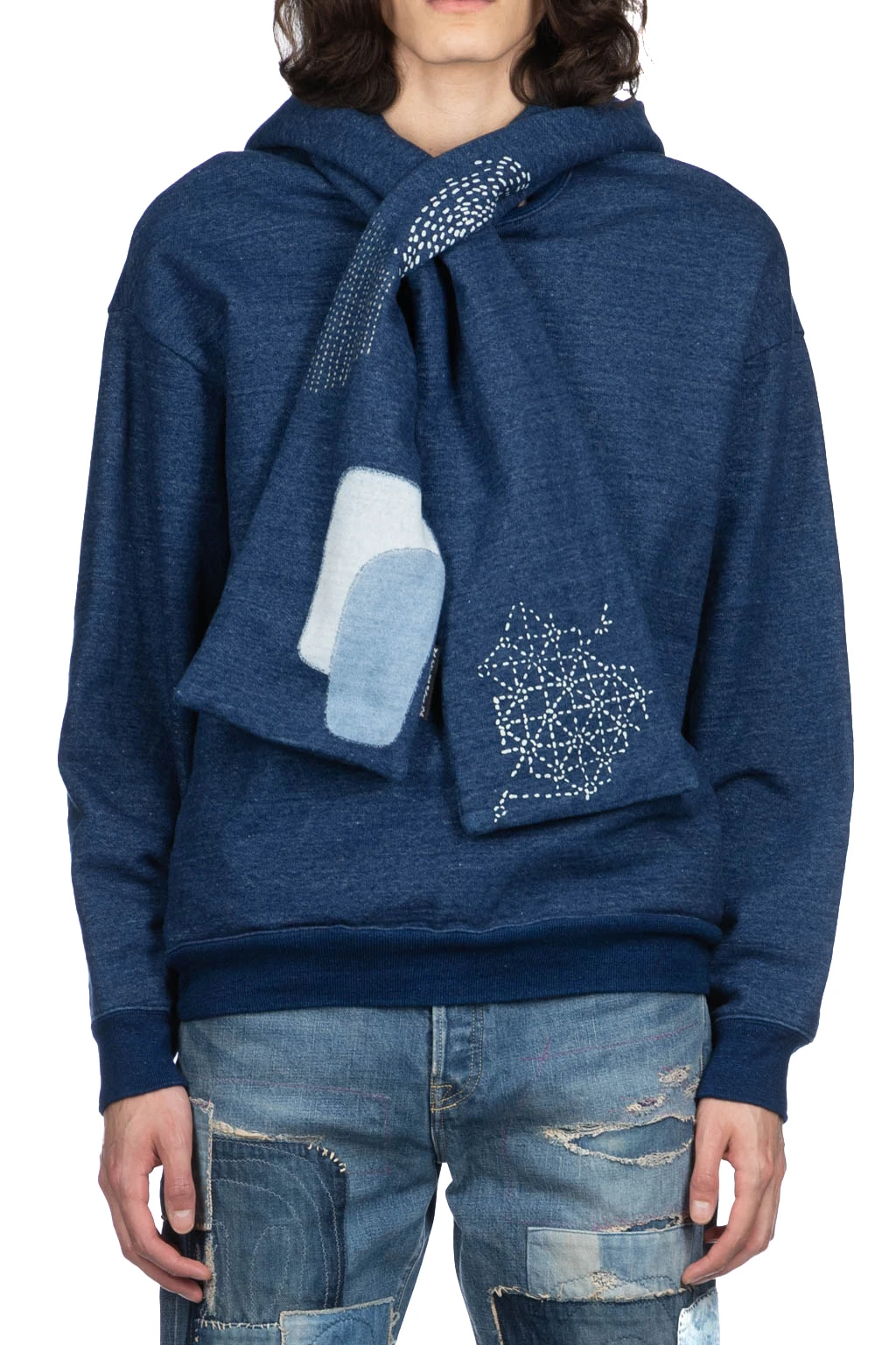 IDG SWT Knit BORA KESA Parka - Indigo 2 IDG SWT Knit BORA KESA Parka - Indigo - Image 2