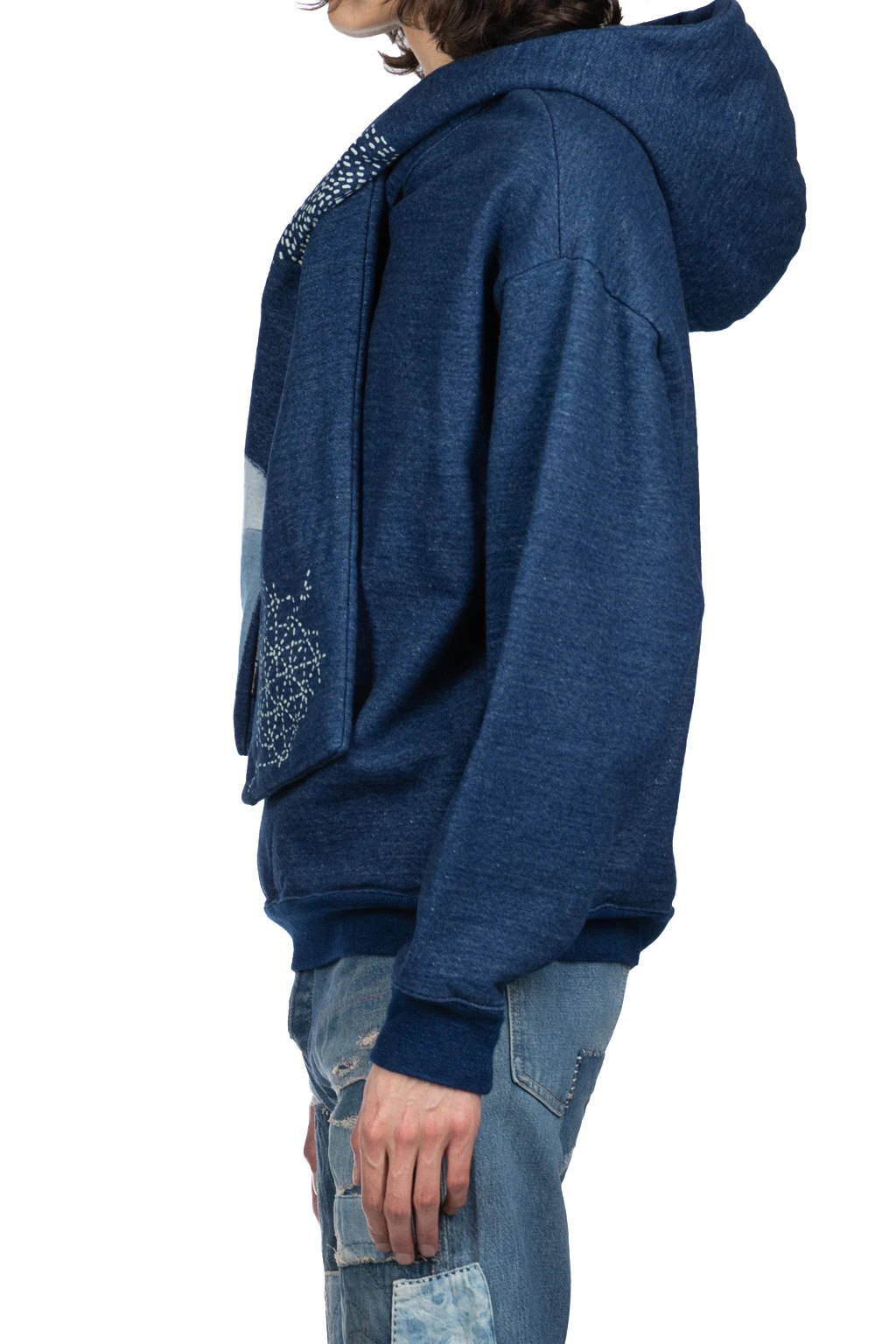 IDG SWT Knit BORA KESA Parka - Indigo 3 IDG SWT Knit BORA KESA Parka - Indigo - Image 3