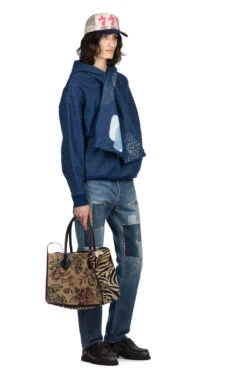 IDG SWT Knit BORA KESA Parka - Indigo 16 IDG SWT Knit BORA KESA Parka - Indigo -Lemaire Shop Kapital IDG SWT Knit BORA KESA Parka Indigo K2310LC123 IDG 29 m