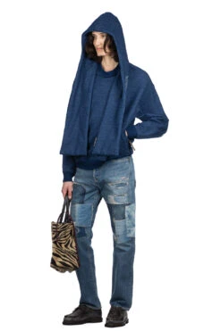 IDG SWT Knit BORA KESA Parka - Indigo 17 IDG SWT Knit BORA KESA Parka - Indigo -Lemaire Shop Kapital IDG SWT Knit BORA KESA Parka Indigo K2310LC123 IDG 30 m