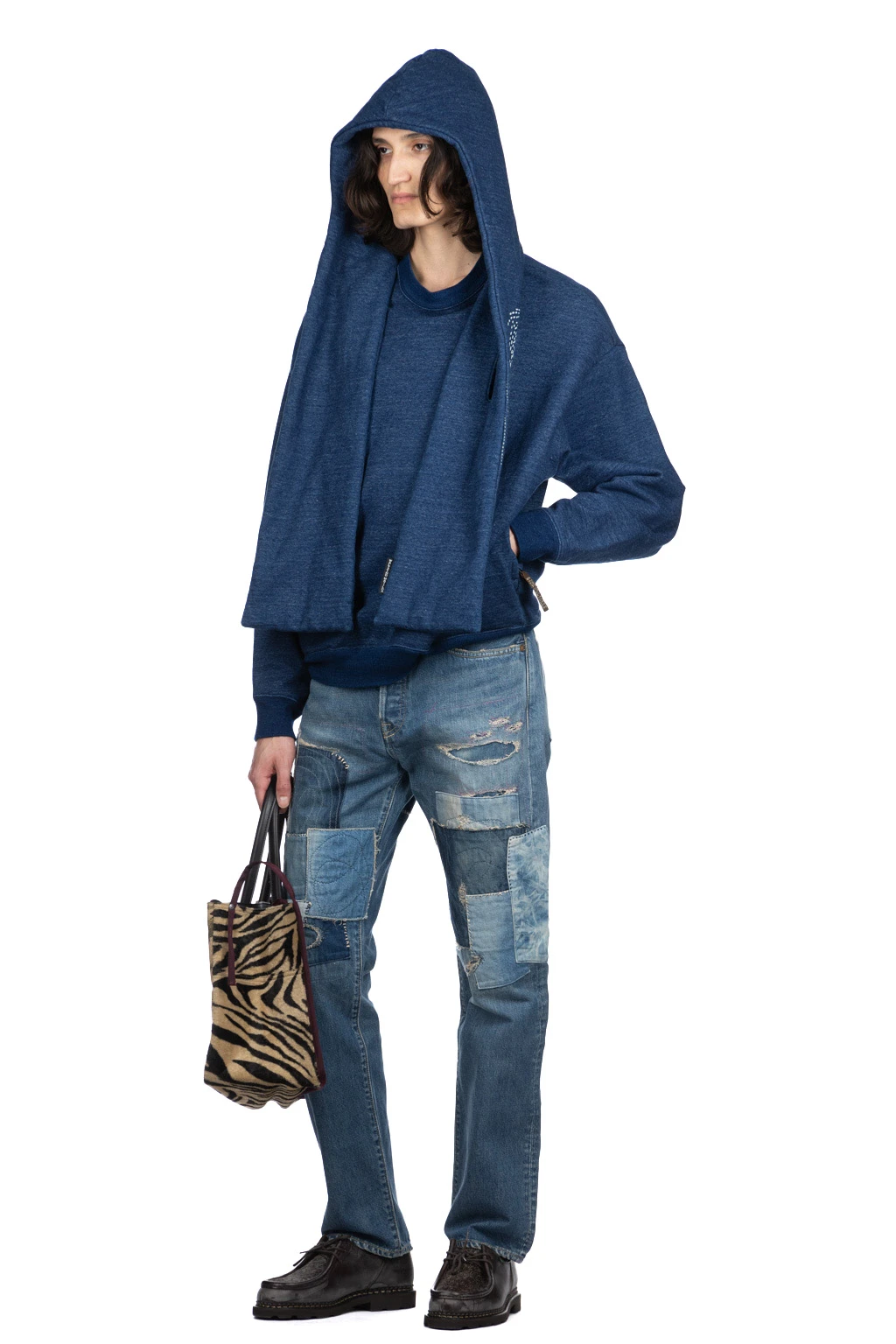 IDG SWT Knit BORA KESA Parka - Indigo 9 IDG SWT Knit BORA KESA Parka - Indigo - Image 9