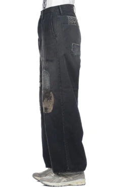 KATSURAGI PORT Baggy Pants - Champetre Remake -Lemaire Shop Kapital KATSURAGI PORT Baggy Pants Champetre Remake K2310LP096 BLK NOE 22 m