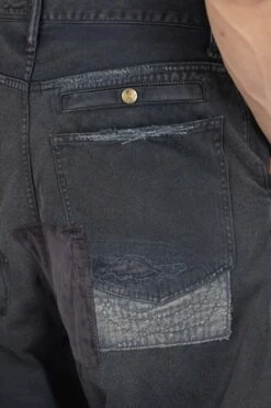 KATSURAGI PORT Baggy Pants - Champetre Remake -Lemaire Shop Kapital KATSURAGI PORT Baggy Pants Champetre Remake K2310LP096 BLK NOE 26 m