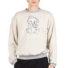 Knit Crew Sweatshirt (PECKISH Little Bear) - Natural X Grey