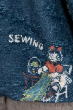 Kountry Calendar Fleece Pullover - Navy -Lemaire Shop Kapital Kountry Calendar Fleece Pullover Navy K2110LC112 EK 1342 08 m