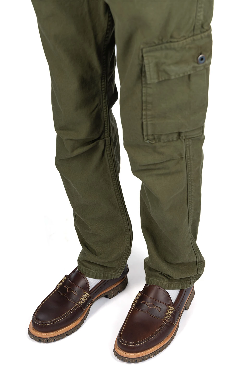 Light Canvas RINGOMAN Cargo Pants - Khaki 6 Light Canvas RINGOMAN Cargo Pants - Khaki - Image 6
