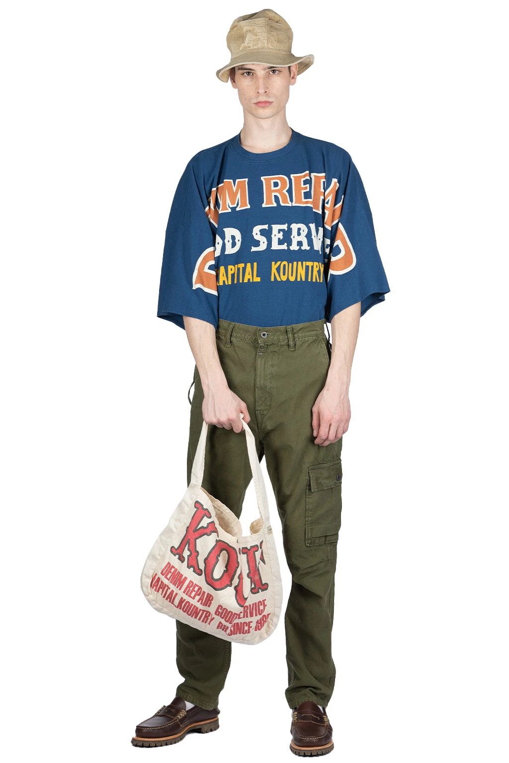 Light Canvas RINGOMAN Cargo Pants - Khaki 9 Light Canvas RINGOMAN Cargo Pants - Khaki - Image 9