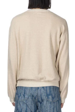 Linen Gauze SWT Knit Crew SWT (CHIROSAKU) - Natural 11 Linen Gauze SWT Knit Crew SWT (CHIROSAKU) - Natural -Lemaire Shop Kapital Linen Gauze SWT Knit Crew SWT CHIROSAKU Natural K2403LC105 NAT ac 14 m