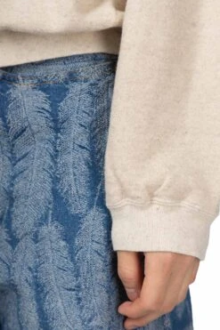 Linen Gauze SWT Knit Crew SWT (CHIROSAKU) - Natural 13 Linen Gauze SWT Knit Crew SWT (CHIROSAKU) - Natural -Lemaire Shop Kapital Linen Gauze SWT Knit Crew SWT CHIROSAKU Natural K2403LC105 NAT ac 16 m