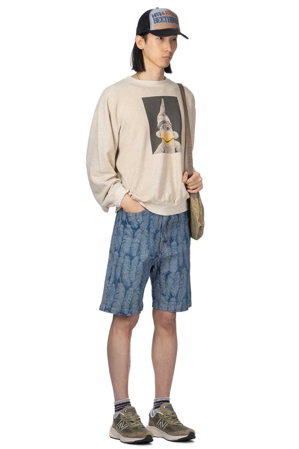 Linen Gauze SWT Knit Crew SWT (CHIROSAKU) - Natural 8 Linen Gauze SWT Knit Crew SWT (CHIROSAKU) - Natural - Image 8