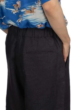 Linen Heavy Canvas CASA Pants - Black -Lemaire Shop Kapital Linen Heavy Canvas CASA Pants Black K2304LP101 ac 06 m