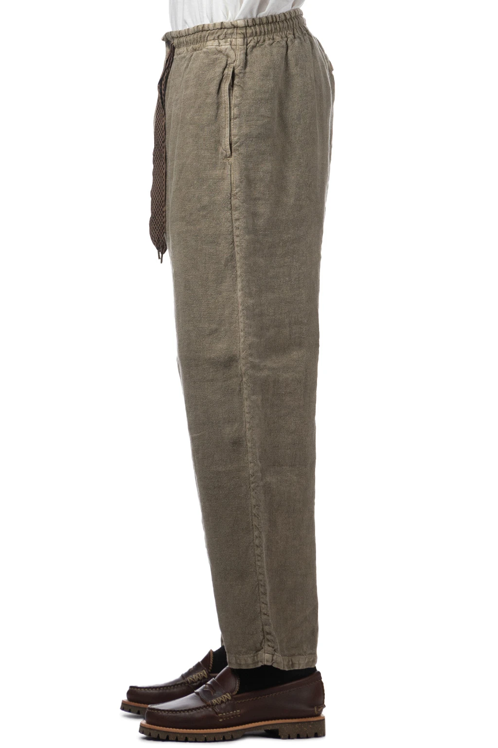 Linen Heavy Canvas EASY Pants - Grey 3 Linen Heavy Canvas EASY Pants - Grey - Image 3
