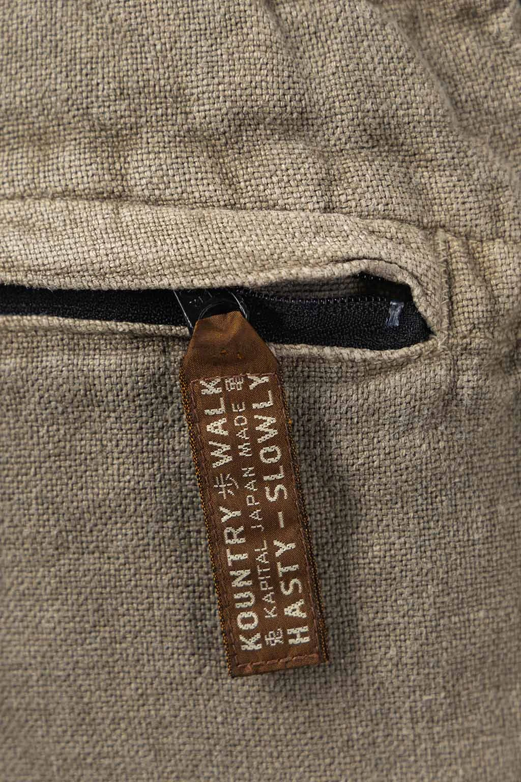 Linen Heavy Canvas EASY Pants - Grey 6 Linen Heavy Canvas EASY Pants - Grey - Image 6