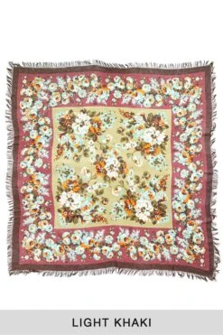 Rayon Fringe Stole NADESHIKO Champetre - 3 Color Choices 14 Rayon Fringe Stole NADESHIKO Champetre - 3 Color Choices -Lemaire Shop Kapital Rayon Fringe Stole NADESHIKO Champetre 3 Color Choices K2309XG527 viv 11