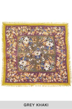 Rayon Fringe Stole NADESHIKO Champetre - 3 Color Choices 16 Rayon Fringe Stole NADESHIKO Champetre - 3 Color Choices -Lemaire Shop Kapital Rayon Fringe Stole NADESHIKO Champetre 3 Color Choices K2309XG527 viv 13