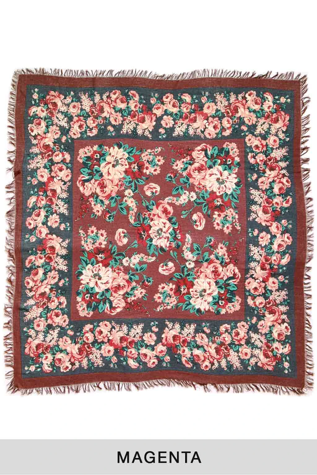 Rayon Fringe Stole NADESHIKO Champetre - 3 Color Choices 9 Rayon Fringe Stole NADESHIKO Champetre - 3 Color Choices - Image 9