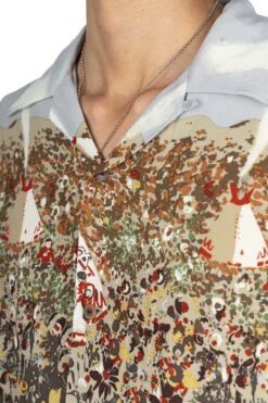 Rayon NABAJO LAND Aloha Shirt - Light Grey 11 Rayon NABAJO LAND Aloha Shirt - Light Grey -Lemaire Shop Kapital Rayon NABAJO LAND Aloha Shirt Light Grey K2305SS168 LGY 05 m