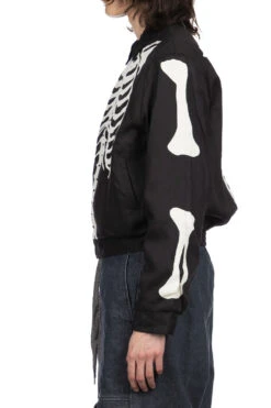 Rayon Twill BONE Drizzler JKT - Black 9 Rayon Twill BONE Drizzler JKT - Black -Lemaire Shop Kapital Rayon Twill BONE Drizzler JKT Black K2309LJ026 BLK 03 m
