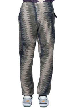 THUNDER MOTHER Fleece EASY Pants - Grey X Beige -Lemaire Shop Kapital THUNDER MOTHER Fleece EASY Pants Grey x Beige K2211LP147 ta 05 m