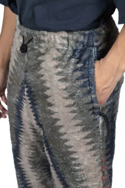 THUNDER MOTHER Fleece EASY Pants - Grey X Beige -Lemaire Shop Kapital THUNDER MOTHER Fleece EASY Pants Grey x Beige K2211LP147 ta 06 m