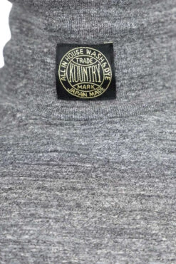 TOP Jersey High Neck Pocket Long Sleeve T - Charcoal 11 TOP Jersey High Neck Pocket Long Sleeve T - Charcoal -Lemaire Shop Kapital TOP Jersey High Neck Pocket Long Sleeve T Charcoal K2310LC098 CHA TA 05 m