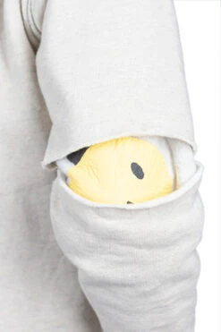 TOP Knit Reversible Elbow-Rip SWT (CONEYBOWY) - Natural X Grey -Lemaire Shop Kapital TOP Knit Reversible Elbow Rip SWT CONEYBOWY Natural x Grey K2210LC104 noe 07 m