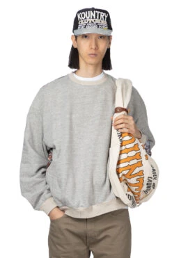 TOP SWT Knit BIVOUAC BIG SWT (PECKISH MARIA) - Grey