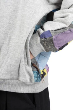 Top Fleece X PROFILE RAINBOWY Quilt 2-Tone BIG SWT - Grey 14 Top Fleece X PROFILE RAINBOWY Quilt 2-Tone BIG SWT - Grey -Lemaire Shop Kapital Top Fleece x PROFILE RAINBOWY Quilt 2 Tone BIG SWT Grey EK 1482 GRY 05 m