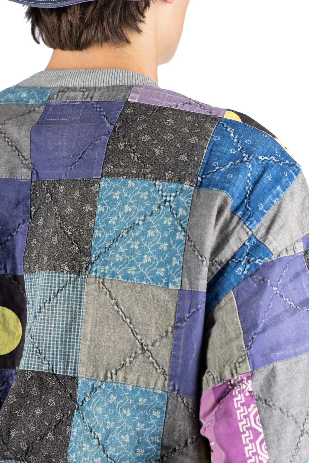 Top Fleece X PROFILE RAINBOWY Quilt 2-Tone BIG SWT - Grey 6 Top Fleece X PROFILE RAINBOWY Quilt 2-Tone BIG SWT - Grey - Image 6