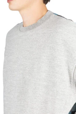 Top Fleece X PROFILE RAINBOWY Quilt 2-Tone BIG SWT - Grey 17 Top Fleece X PROFILE RAINBOWY Quilt 2-Tone BIG SWT - Grey -Lemaire Shop Kapital Top Fleece x PROFILE RAINBOWY Quilt 2 Tone BIG SWT Grey EK 1482 GRY 08 m