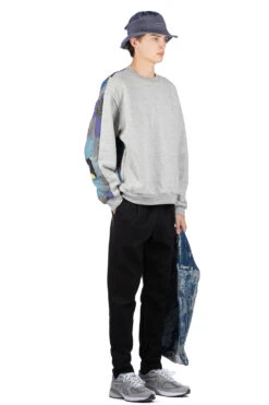 Top Fleece X PROFILE RAINBOWY Quilt 2-Tone BIG SWT - Grey 18 Top Fleece X PROFILE RAINBOWY Quilt 2-Tone BIG SWT - Grey -Lemaire Shop Kapital Top Fleece x PROFILE RAINBOWY Quilt 2 Tone BIG SWT Grey EK 1482 GRY 09 m