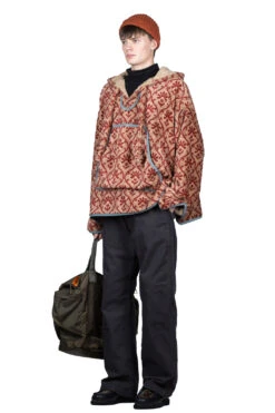 YOSEMITE Arabesque Fleece BAJA Parka - Beige -Lemaire Shop Kapital YOSEMITE Arabesque Fleece BAJA Parka Beige K2209LC051 BE viv 16 m