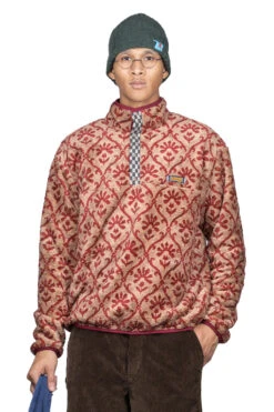 YOSEMITE Arabesque Fleece Pullover - Beige