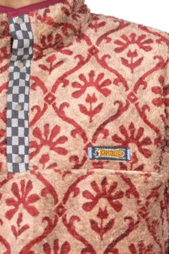 YOSEMITE Arabesque Fleece Pullover - Beige -Lemaire Shop Kapital YOSEMITE Arabesque Fleece Pullover Beige K2210LC082 BE ac 05 m