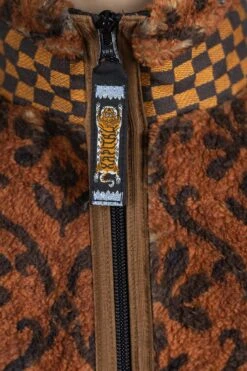 YOSEMITE Arabesque Fleece ZIP Blouson - Brown -Lemaire Shop Kapital YOSEMITE Arabesque Fleece ZIP Blouson Brown K2210LC083 BR 05 m