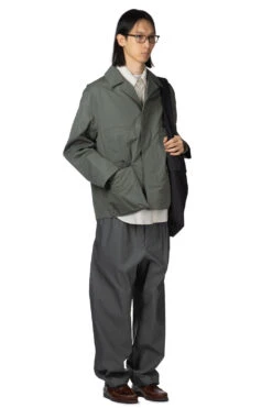 Lemaire 4 Pocket Overshirt - Ash Grey -Lemaire Shop LEMAIRE 4 Pocket Overshirt Ash Grey OW1056 LF1226 BK949 08