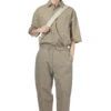 Lemaire Belted Carrot Pants - Dusty Khaki