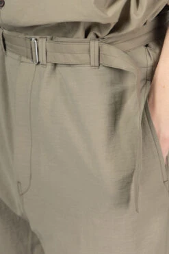 Lemaire Belted Carrot Pants - Dusty Khaki 13 Lemaire Belted Carrot Pants - Dusty Khaki -Lemaire Shop LEMAIRE Belted Carrot Pants Dusty Khaki PA1085 LF1234 GR641 2005