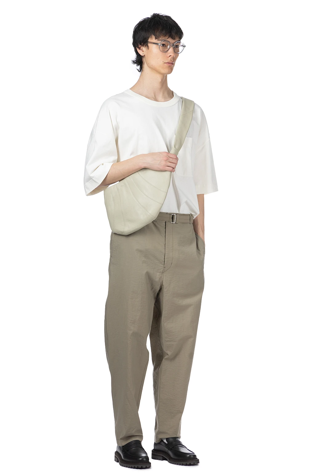 Lemaire Belted Carrot Pants - Dusty Khaki 9 Lemaire Belted Carrot Pants - Dusty Khaki - Image 9
