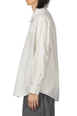 Lemaire Double Pocket LS Shirt - Pale Mastic -Lemaire Shop LEMAIRE Double Pocket LS Shirt Pale Mastic SH1089 LF1209 BG199 03